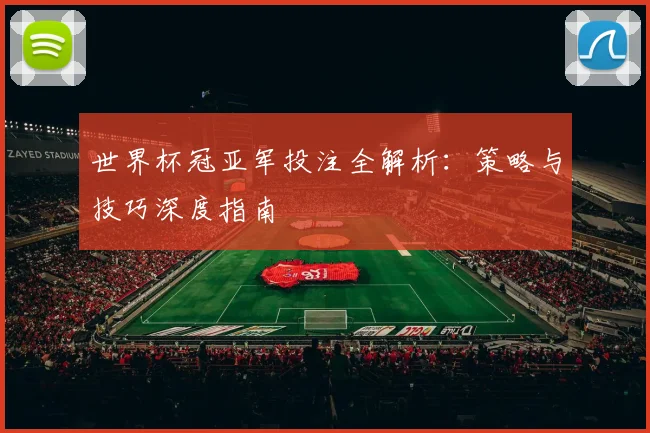 世界杯冠亚军投注全解析：策略与技巧深度指南